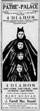 4 Devils at the Pathé Palace, 12 May, 1929