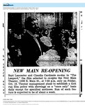 The New Main First-Run Engagements (in chronological order) # 33