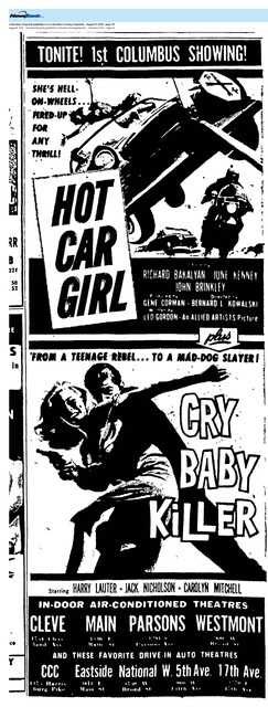 Main First Run (1958) / Jack Nicholson's Debut Film