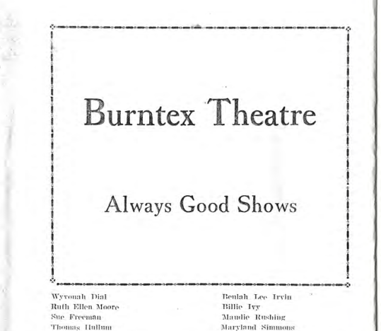 Burntex Theatre