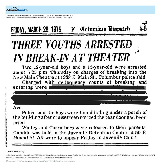 Mischief at the New Main (1975)