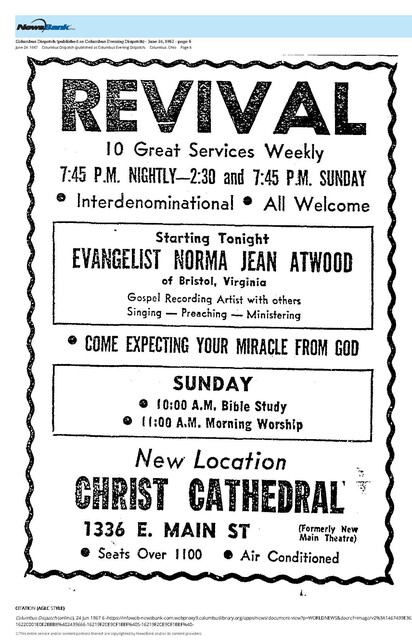 The New Main Becomes a Church (1967)
