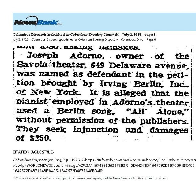 Adorno versus Berlin (1925)