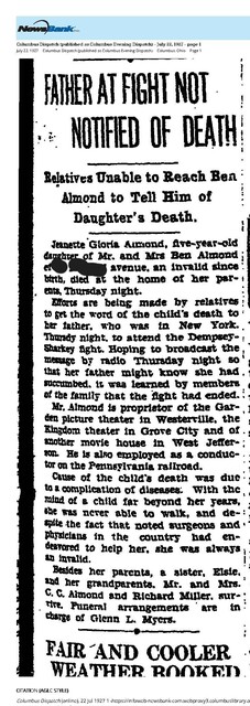 Theater Showman and More: Ben Almond (1927)