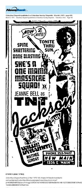 Return of the New Main Theater--Blaxploitation and Martial Arts Eras (1975)