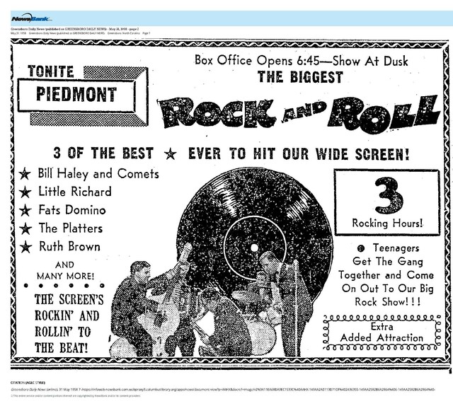 Rock and Roll in the Fifties (1958)