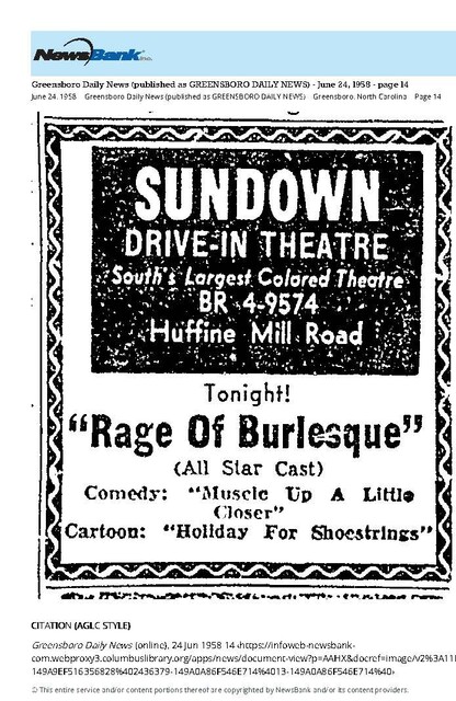African American Theater (1958)