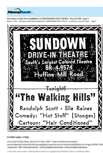 African American Theater (1958)