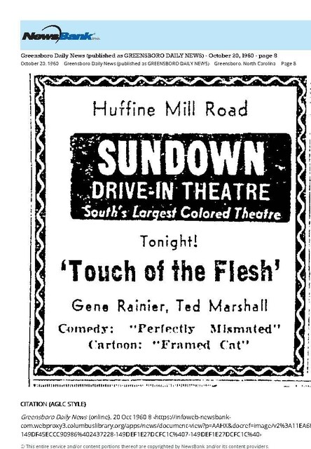 African American Theater (1960)