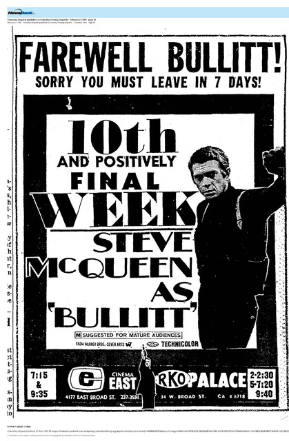 Steve McQueen--Number Three Box Office Star (1969)