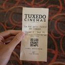 Waterworks Tuxedo Cinema Ticket Stub