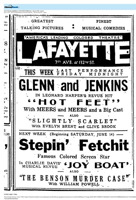 African American Theater (1930)