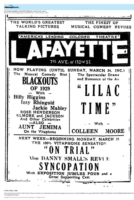African American Theater (1929)