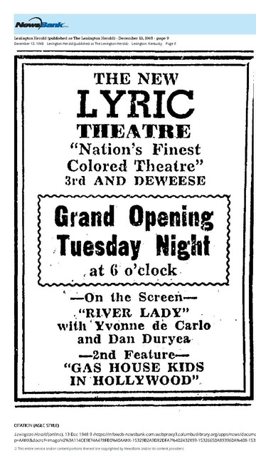 African American Theater (1948)