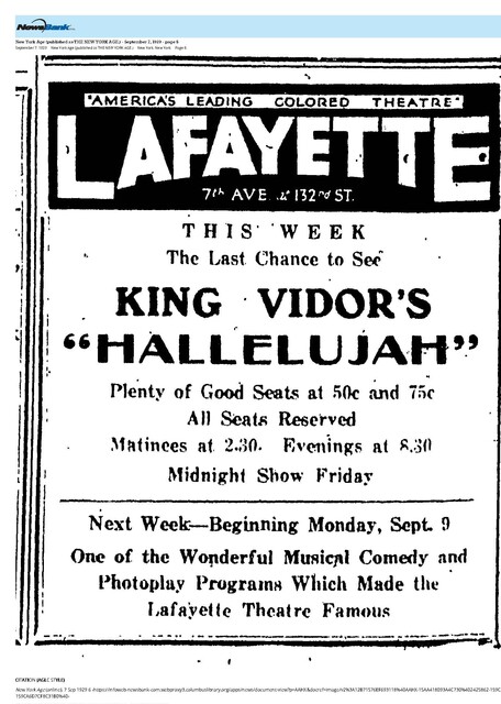 African American Theater (1929)