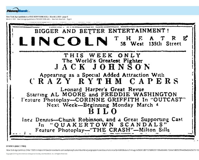 African American Theater (1929)