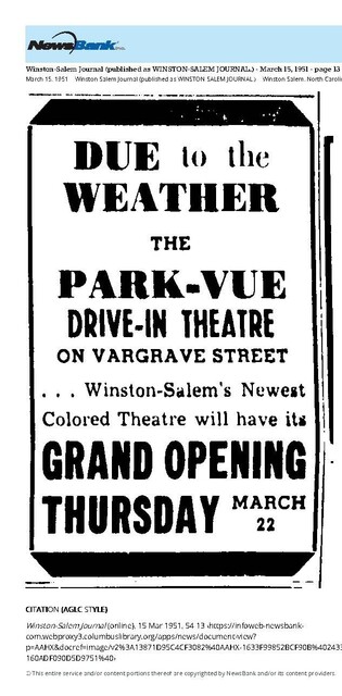 African American Theater (1951)