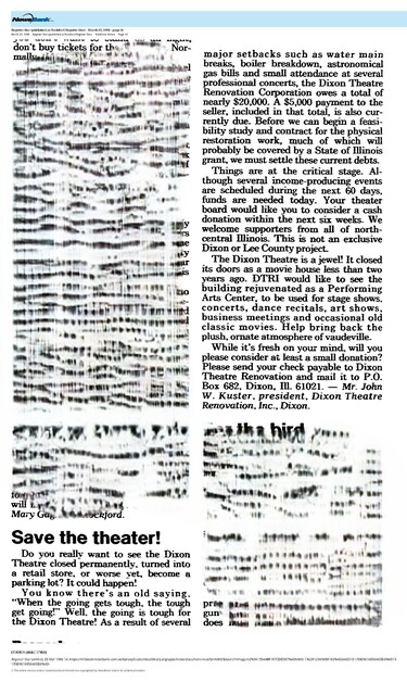 Saving a Movie Palace (1986)