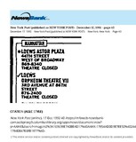 Theaters Closed (1992)