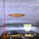 Claridge Former Auditorium Decor through H-Vac Roof