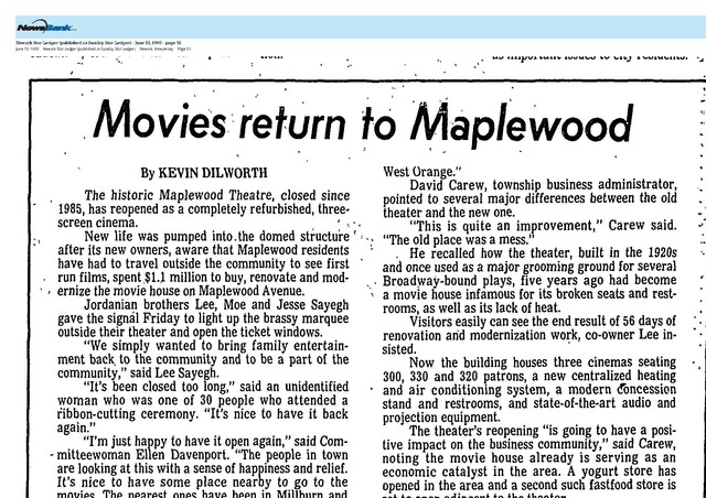 Reopening (1990)