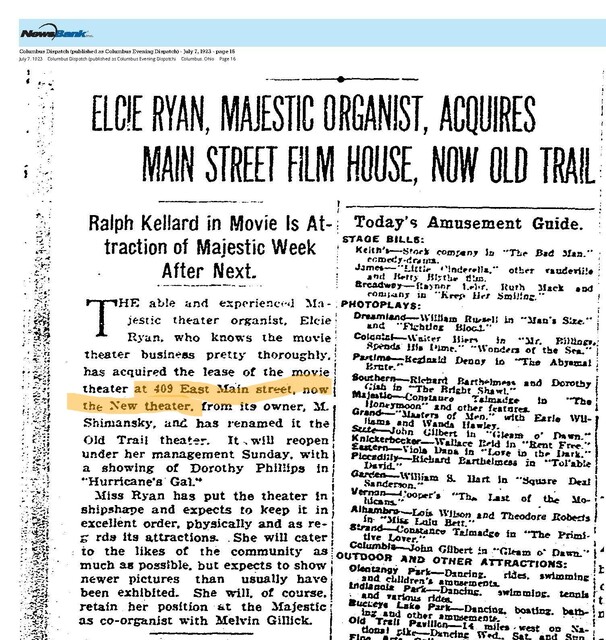 New Owner and Renamed (1923)