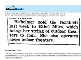 New Owner (1954) / Theater Showwoman and More: Ethel Miles