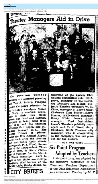 Theater Showmen and More (1945)