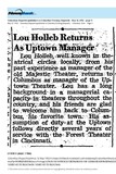 Theater Showman and More: Lou Holleb (1952)