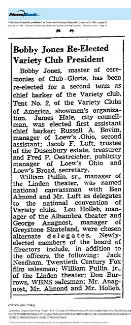 Theater Showmen and More (1944)