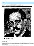 Theater Showman and More: Jeff Frank (1983)