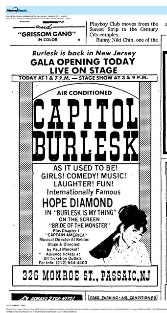 Gala Opening for Burlesk (1973)