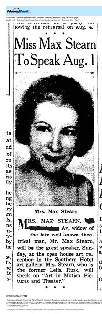 Theater Showwoman and More : Mrs. Max Stearn (1948)