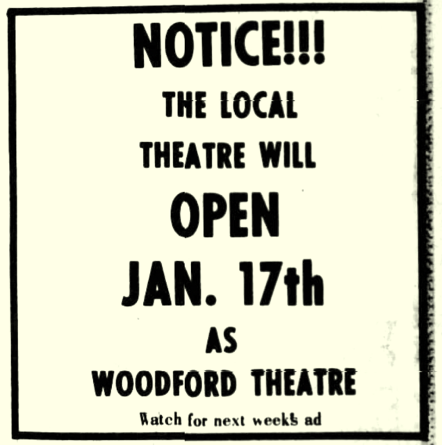 Woodford Theatre