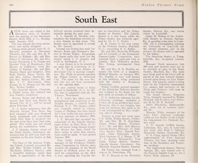 African American Theaters (1928)