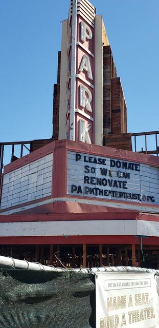 Waiting For It's Grand Re Opening  Park Theatre