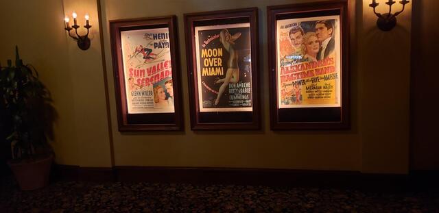 New Old Posters Stanford Theatre Lobby