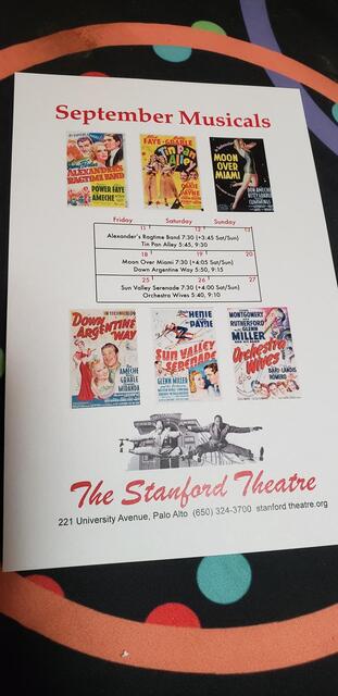 Coming Up 35mm Film Musicals Sept 2026