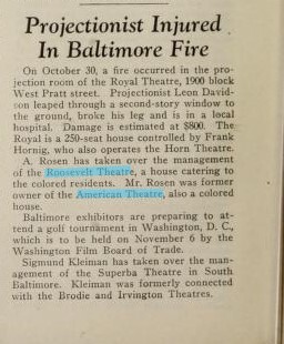 African American Theaters (1925)