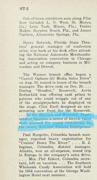 African American Theaters (1953)