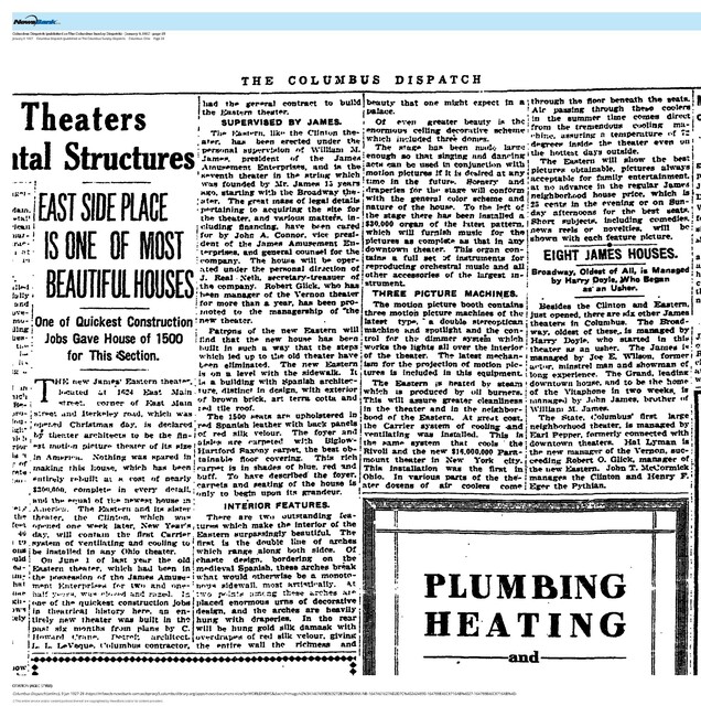 The William 'Billy' James Theater Circuit (1927)