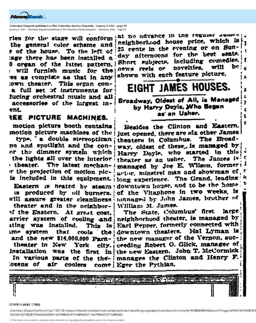 The William 'Billy' James Circuit (1927)
