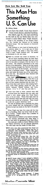 Theater Showman and More :  Virgil Jackson (1942)