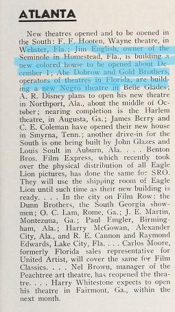 African American Theaters (1947)