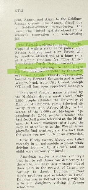 African American Theaters (1950)