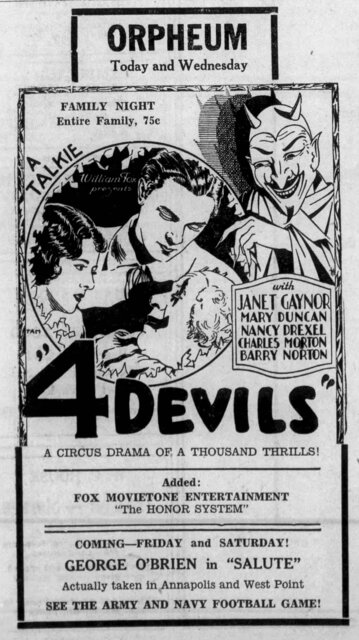 4 Devils at the Orpheum