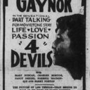 4 Devils at the Fox Rialto, Butte, 24 September 1929