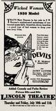 4 Devils at the Lincoln Theatre, Forsythe—10-11 July, 1930