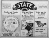 The Week Ahead at the Loew's State, Sanford—25-30 November, 1929