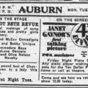 4 Devils at the Auburn—4-6 November, 1929